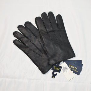 Mens Leather Polo Ralph Lauren Gloves